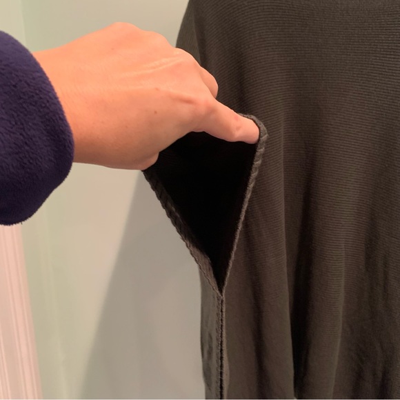 Lululemon Athletica Divinity Poncho Olive Green Sweater One Size - Picture 5 of 9